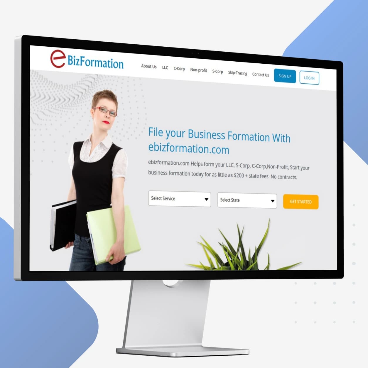 eBizFormation websites portfolio screenshot